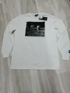 BACK TO BASIC 長袖Tシャツ Lサイズ ロンT NASA 白色