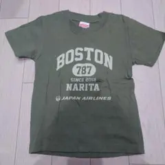 【即日発送◎】Tシャツ110 JAL 787 BOSTON 新品未使用