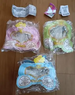 カボチャの馬車ポーチ　ピンク　ブルー　グリーン