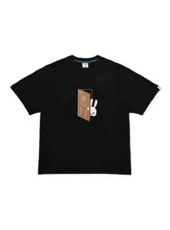 CUNE 11号室　デザイン Tシャツ 黒　ＸＬ