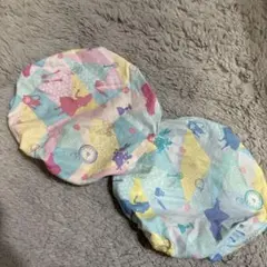 カラフルキャラクター柄豆イスカバー2個セット
