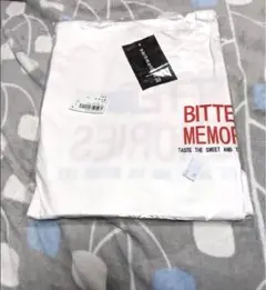 特価✨Tシャツ 長袖 ビッグシルエット バックロゴ プリント ホワイトXLサイズ