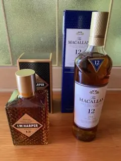 マッカラン12年ダブルカスク ハーパー12年 セット