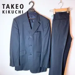 【TAKEO KIKUCHI】 エレガントなウインドペイン柄 セットアップスーツ