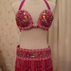 ベリーダンス衣装 ピンク