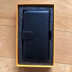 ブラック 手帳型ケース iPhone X用