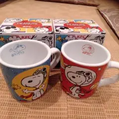 スヌーピーマグカップ2個セット