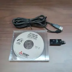 【美品】MITSUBISHI FX-USB-AW FX3U-USB-BD