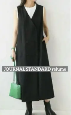 【JOURNAL STANDARD relume】 ストレッチジレワンピース
