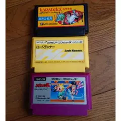 ファミコン　カセット　ソフト　まとめ売り　スパルタンX　カラテカ　ロードランナー