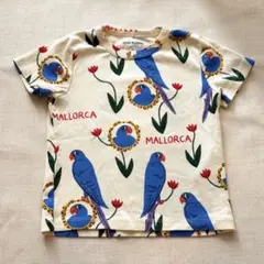 MINI RODINI 青い鳥プリント Tシャツ 92/98