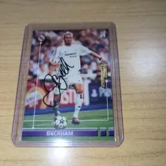 ベッカム　サインカード panini prizm select デイビッドベッカム サインカード - メルカリ