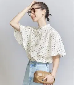 本日まで！BEAUTY&YOUTH ビューティーアンドユース ドット　ブラウス