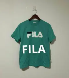 FILA フィラ 半袖 ロゴプリント クルーネック Tシャツ F