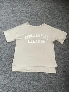 値下げしました！ルクールブラン　ベージュ 半袖Tシャツ サイズ38