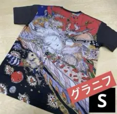 新品　⭕️完売品⭕️グラニフ×天野喜孝〜海辺の少女〜　Tシャツ　S