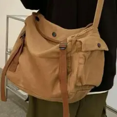ニュースペーパーバッグ　メッセンジャーバッグ　古着　ミリタリー　グランジ