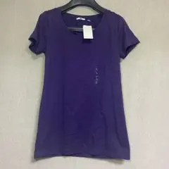 新品　UNIQLO ユニクロ　プレミアムコットン　テンジククルーネックT 半袖