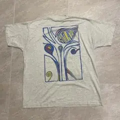 90s シングルステッチ USA製 サイケ アート なにこれ Tシャツ