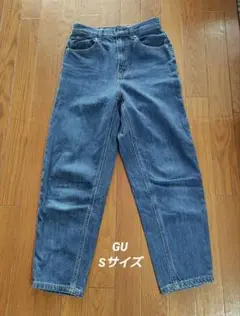 GU デニムパンツ S ブルー ジーユージーンズ