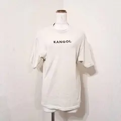 MONO-MART×KANGOL　半袖ロゴプリントTシャツ　ライトベージュ　XS