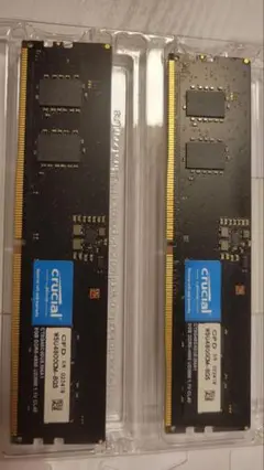 クルーシャル (マイクロン製) デスクトップメモリ8GB2枚 DDR5-4800