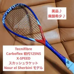 【美品】スカッシュ Tecnifibre Carboflex 125NS