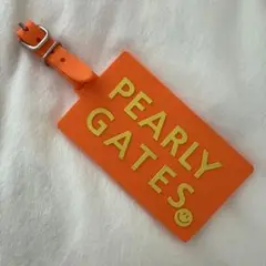 パーリーゲイツ　ネームプレート　ネームタグ　シリコン製　オレンジ