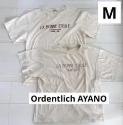Ordentlich AYANO 刺繍　Tシャツ　Mサイズ　2枚セット　半袖