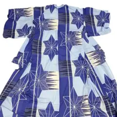 【 ラストサマーSALE商品 】Junko Koshino 浴衣 ブルー系 花柄