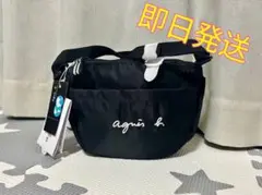 【新品】アニエスベーAgnes.b ショルダーバッグ　ミニ　ロゴポシェットバッグ