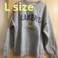 LAKERS スウェットシャツ グレー NBA