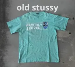 OLD STUSSY スカル Tシャツ ターコイズ 希少カラー