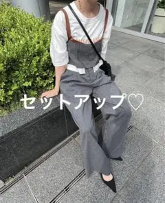 【evu clothing】glen check setup