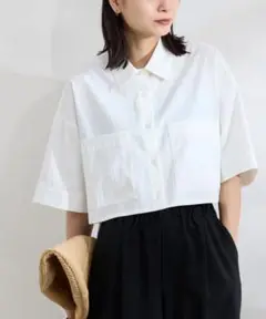 JOURNAL STANDARD タイプライタークロップドシャツ