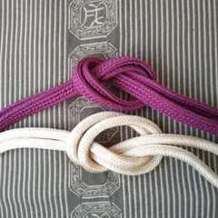 着物 帯締め 絹糸 2本セット