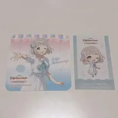 葛城リーリヤ　コースター　イラストカード　スイーツパラダイス　スイパラ　学マス
