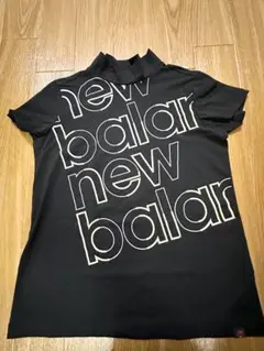 超美品！New Balance golf 黒 モックネック