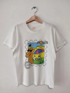 90s ユーロ製 スーベニア アニマル ラクダ シングルステッチ Tシャツ