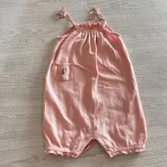 ラルフローレン　ピンク　ロンパース　カバーオール　半袖　トップス　90