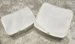 無印良品　ポリエステル麻　ソフトボックス　2個セット