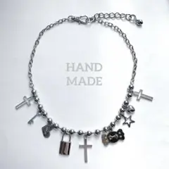 fairy grunge y2k ボールチェーン　チャーム　 ネックレス