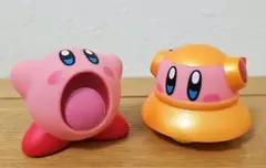 『星のカービィ』 ソフビ フィギュア２体 ガチャガチャ　カプセルトイ