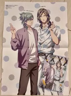 アニメディア ポスター & ポストカード 藍 カミュ