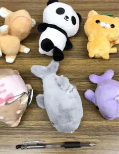 どうぶつマスコット　6点セット