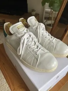 adidas Stan Smith Recon ホワイト/グリーン 27.5cm