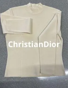 【Christian Dior】 ニット Lサイズ クリーム色