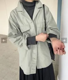 Chacoさま　美品＊スピックアンドスパン　リップストップミリタリーシャツ Spick & Span（スピックアンドスパン）の「≪予約≫リップス