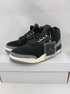 NIKE WMNS AIR JORDAN 3 OFF NOIR　24.5