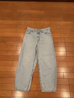 Levi's プレミアム　 ライトブルー ワイドフレアデニム